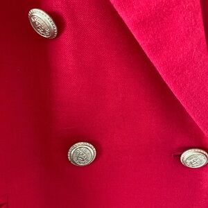 Red Wool Blazer (18W)